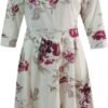 Women's Dress Elegant Midi Evening Dress 3/4 Sleeves