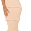 Connecteri  Womens Floral Summer One Shoulder Strappy Tiered Ruffle Midi Bodycon Dresses