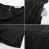 Connecteri  KARIN Women's 2024 Satin Midi Dress Summer Cap Sleeve Cowl Neck Belted Slit Elegant A-Line Flowy Dress with Pockets