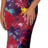 Connecteri  Women's 2024 Summer Floral Spaghetti Strap Maxi Dress Stretch Sexy Bodycon Dress Backless Slip Long Dresses