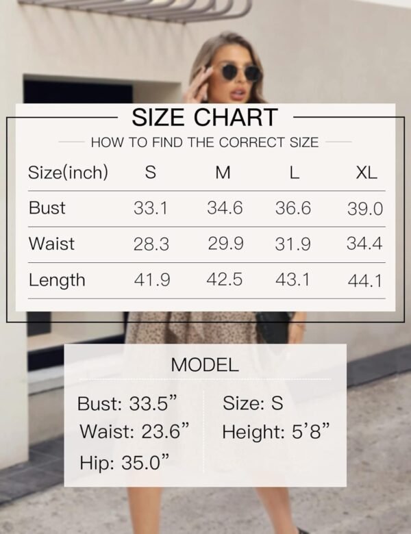 Connecteri  Summer Dresses for Women 2024 Short Sleeve Elastic Waist Casual Dresses Ribbed Floral Work Midi Dress with Pockets