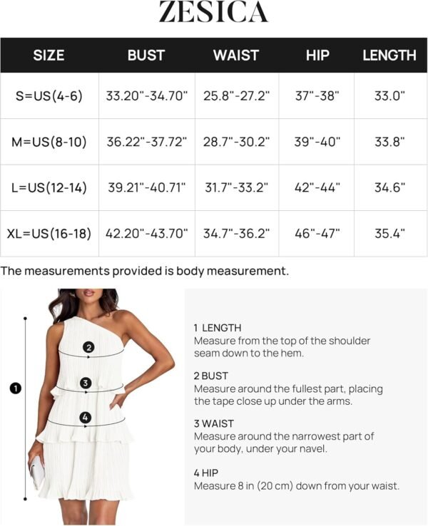 Connecteri Women's 2024 Summer Sleeveless Mini Dress Boho One Shoulder Ruffle Tiered Layered Chiffon Flowy A Line Dresses