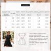 Connecteri  Womens Summer Dresses 2024 Crewneck Short Sleeve Waist Tie Ruffle Casual Chiffon A-Line Swing Mini Dress
