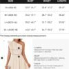 Connecteri Women's Summer One Shoulder Ruffle Dress 2024 Boho Sleeveless Elastic High Waist Swing Mini Dresses