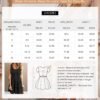 Connecteri  Womens Summer Dresses 2024 Sleeveless Button Down Smocked Elastic Waist Ruffle Tiered Casual Swing Mini Dress