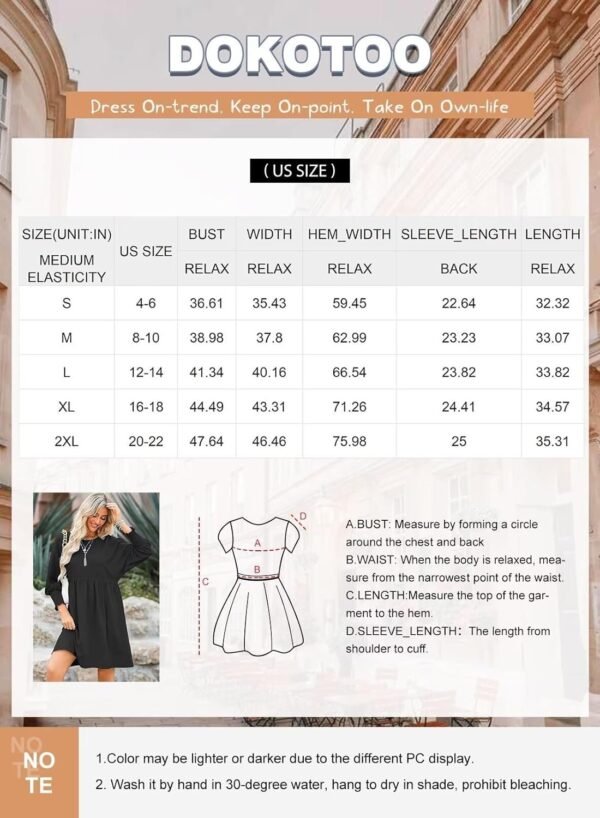 Connecteri  Womens Summer Tunic Dress Casual Loose Short Sleeve Crew Neck Flowy Swing Mini Shift Dresses