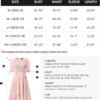 Connecteri Women's 2024 Summer Short Puff Sleeve Crewneck Smocked Floral Lace Flowy A Line Tiered Maxi Dresses
