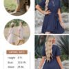 Connecteri  Womens Summer Dresses 2024 Crewneck Short Sleeve Waist Tie Ruffle Casual Chiffon A-Line Swing Mini Dress