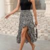 Connecteri  Women's Summer 2024 Maxi Dress Spaghetti Strap Spring Casual Boho Split Beach Long Flowy Dresses Trendy